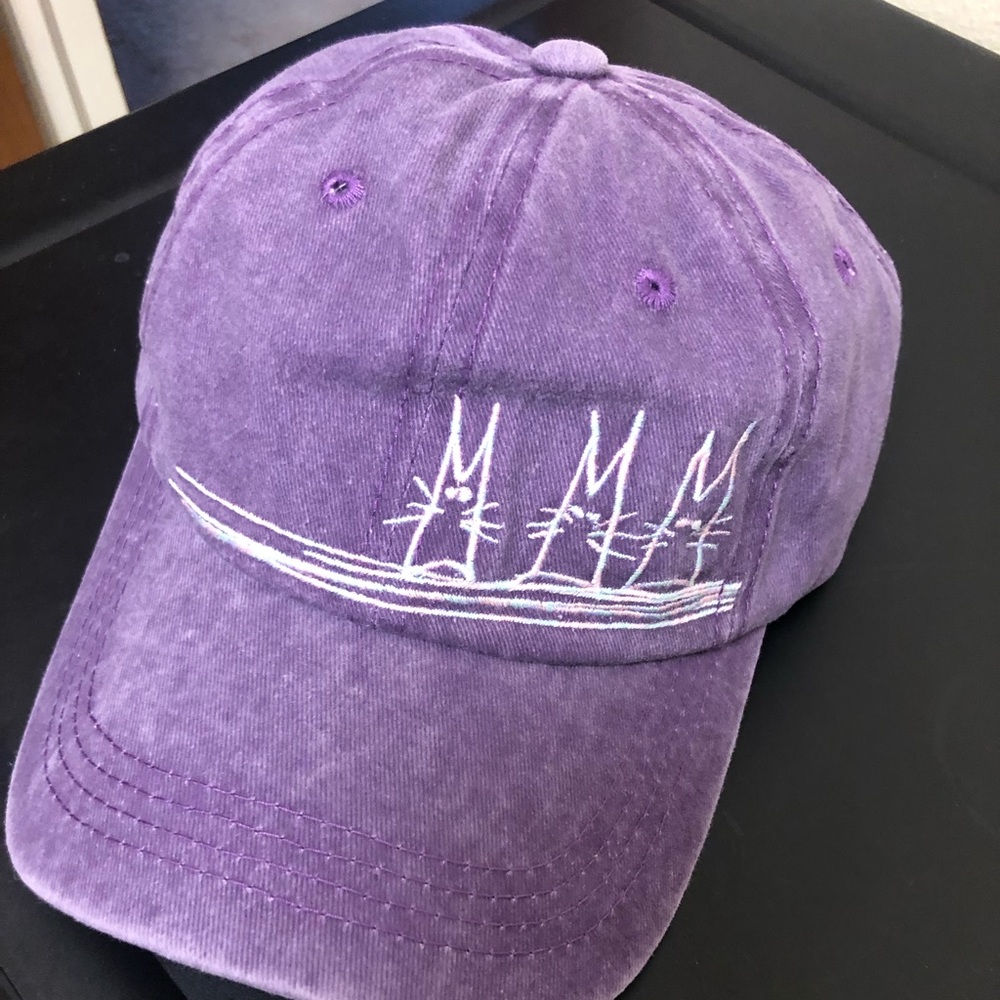 Purple cat themed hat